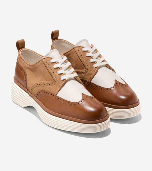 Women's ØriginalGrand City Platform Wingtip Oxfords