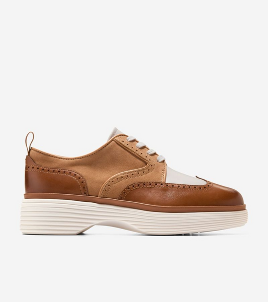 Women's ØriginalGrand City Platform Wingtip Oxfords
