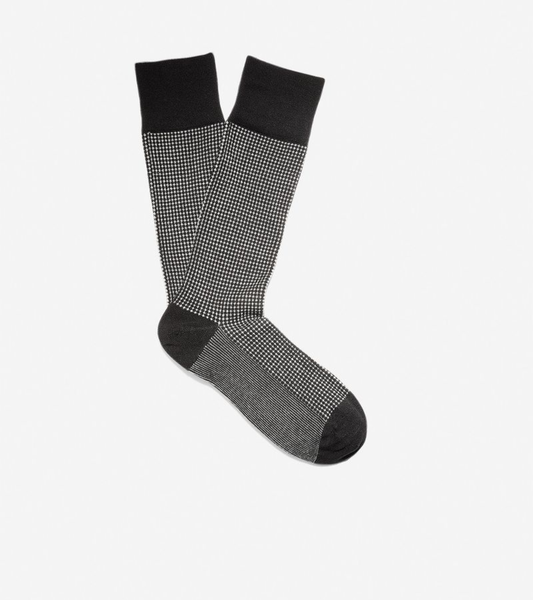 Men's Classic Dress Mini Check Socks