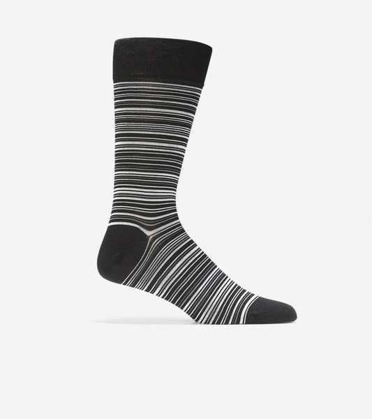 Men's Classic Dress Multi Stripe Crew Socks