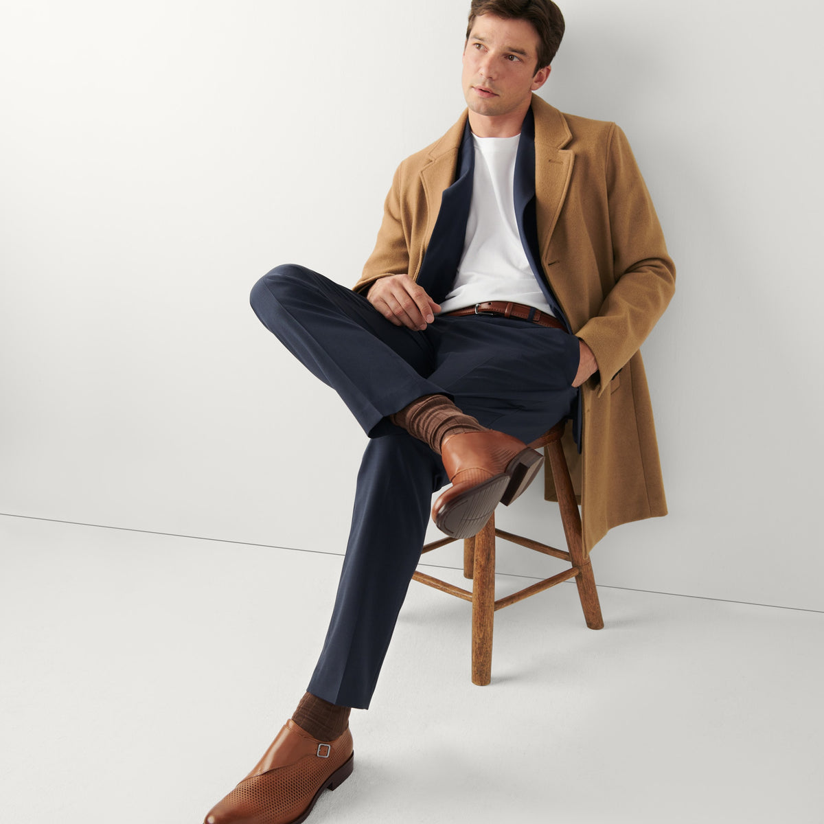 C38367:CH BRITISH TAN/CH DARK CHOCOLATE