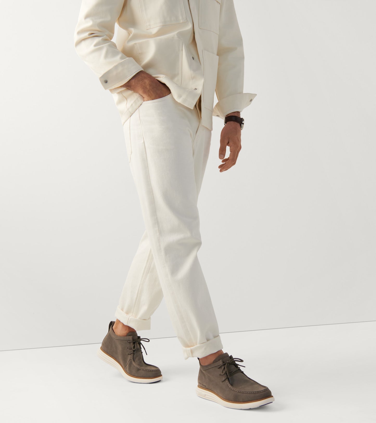 C38739:WREN BROWN SUEDE/CH NATURAL/IVORY WR